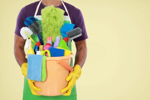 Stain removal on fabric with cleaning supplies