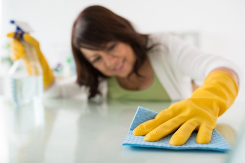 Clean office carpet after professional carpet cleaning