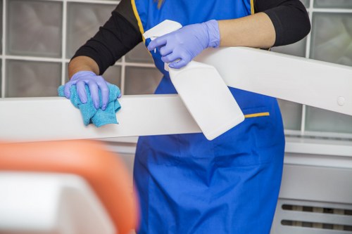 Business carpet maintenance in a retail environment
